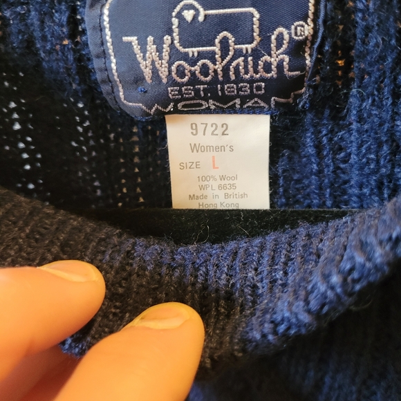 Vintage Goose Pattern 100% Wool, Woolrich, L - Picture 7 of 7